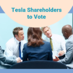 Photo by Capitalist Money on June 10, 2024. May be an image of A group of five formally dressed professionals are sitting together in what looks like a business meeting. They appear to be engaged in a serious discussion. The image may contain text such as 'Tesla Shareholders', 'to Vote'.