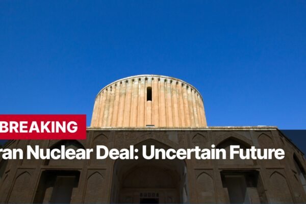 Photo by Capitalist Money on August 28, 2024. May be an image of An image of a building in Iran, with the text "BREAKING Iran Nuclear Deal: Uncertain Future" superimposed over it. The image may contain text such as 'B', 'R', 'E', 'A', 'K', 'I', 'N', 'G', ' ', 'I', 'r', 'a', 'n', ' ', 'N', 'u', 'c', 'l', 'e', 'a', 'r', ' ', 'D', 'e', 'a', 'l', ':', ' ', 'U', 'n', 'c', 'e', 'r', 't', 'a', 'i', 'n', ' ', 'F', 'u', 't', 'u', 'r', 'e'.