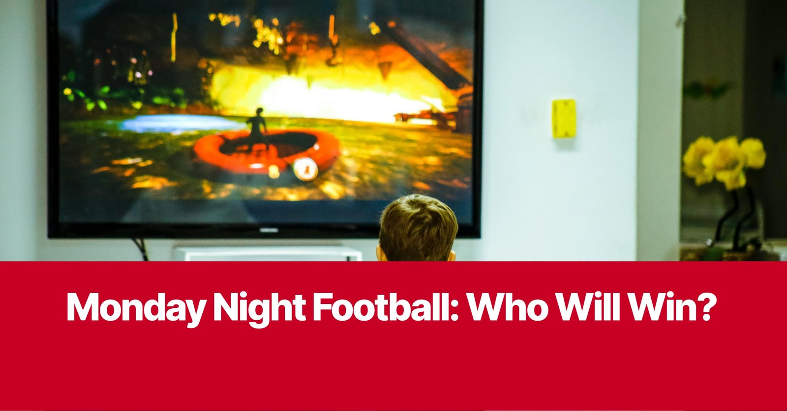 Photo by Capitalist Money on September 09, 2024. May be an image of A young boy sits in front of a television watching a football game. The text 