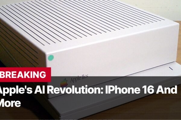 Photo by Capitalist Money on September 10, 2024. May be an image of The image shows a white Apple IIgs computer with a green light on top. The text "BREAKING" and "Apple's AI Revolution: iPhone 16 And More" is overlayed on the image. The image may contain text such as 'B', 'R', 'E', 'A', 'K', 'I', 'N', 'G', ' ', 'A', 'p', 'p', 'l', 'e', ''', 's', ' ', 'A', 'I', ' ', 'R', 'e', 'v', 'o', 'l', 'u', 't', 'i', 'o', 'n', ':', ' ', 'i', 'P', 'h', 'o', 'n', 'e', ' ', '1', '6', ' ', 'A', 'n', 'd', ' ', 'M', 'o', 'r', 'e'.