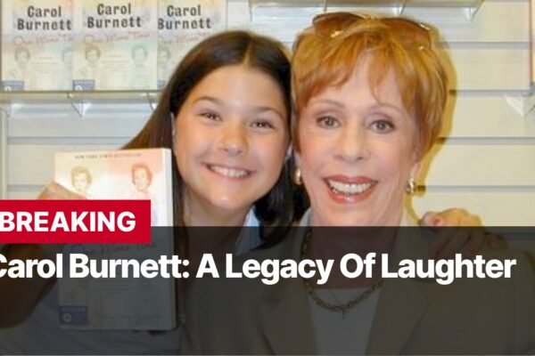 Photo by Capitalist Money on September 14, 2024. May be an image of Carol Burnett, a legendary comedian, smiles warmly for a photo with a young fan. The fan holds a copy of Burnett's autobiography, "This Time Together." The image captures a moment of connection and appreciation between a beloved icon and her admirer. The image may contain text such as 'BREAKING', 'Carol Burnett: A Legacy Of Laughter'.