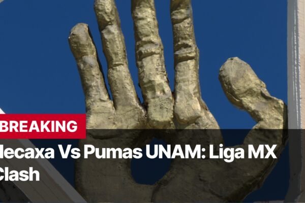 Photo by Capitalist Money on September 14, 2024. May be an image of A golden hand sculpture against a blue sky, with the words "BREAKING Necaxa Vs Pumas UNAM: Liga MX Clash" written in white on a red bar at the bottom. The image may contain text such as 'BREAKING', 'Necaxa Vs Pumas UNAM: Liga MX', 'Clash'.