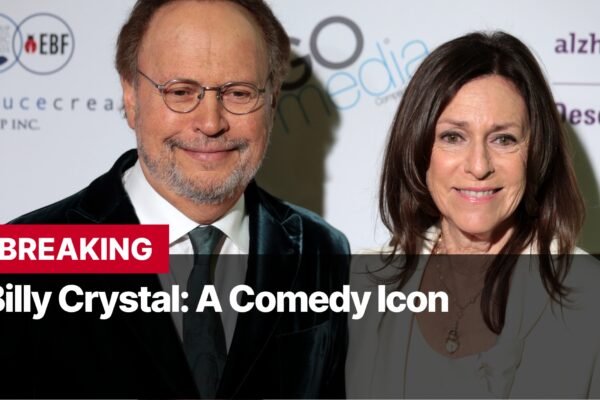 Photo by Capitalist Money on September 16, 2024. May be an image of Billy Crystal, a comedic icon, poses for a photo with his wife. The image may contain text such as 'BREAKING', 'Billy Crystal: A Comedy Icon'.