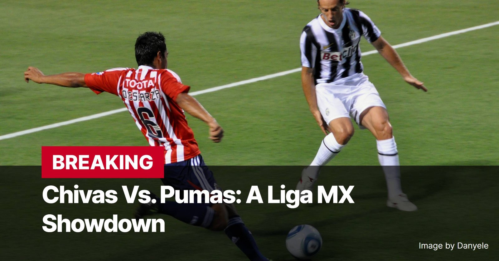 Photo by Capitalist Money on November 04, 2024. May be an image of A soccer game between Chivas and Pumas. The game is part of the Liga MX. The image may contain text such as 'BREAKING Chivas Vs. Pumas: A Liga MX Showdown Image by Danyele'.