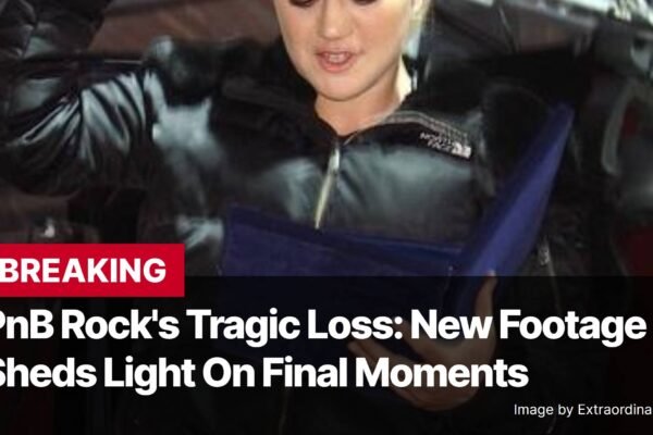 Photo by Capitalist Money on November 13, 2024. May be an image of The image shows a young woman wearing a black leather jacket, she is looking towards the left side of the photo, with her right hand raised, holding a blue folder. There are words BREAKING, PnB Rock's Tragic Loss: New Footage Sheds Light On Final Moments and the credit of the image which reads Image by Extraordinary Machine. The image may contain text such as 'BREAKING', 'PnB Rock's Tragic Loss: New Footage Sheds Light On Final Moments', 'Image by Extraordinary Machine'.