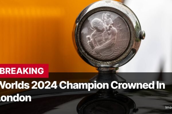 Photo by Capitalist Money on November 02, 2024. May be an image of A close-up shot of a car hood ornament depicting a man carrying a baby. The ornament is made of metal and has a silver finish. The background is blurred and out of focus. The image is accompanied by text that reads 'BREAKING Worlds 2024 Champion Crowned in London.' The image may contain text such as 'BREAKING Worlds 2024 Champion Crowned In London Image by XRay'.